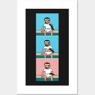 Fabio Fognini feeling hot Posters and Art